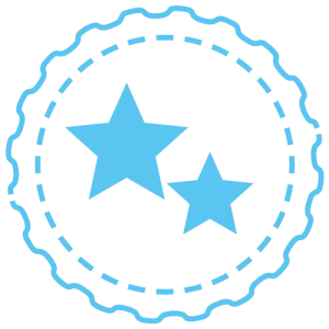 Sterne-Symbol für starke Leistung